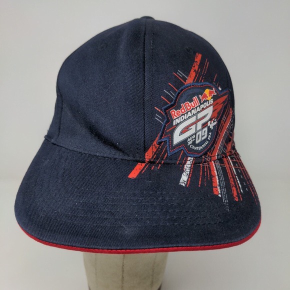 Top of the World Men's Red Bull GP Hat Blue One Fit Embroidered Logo - Picture 3 of 10